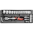 TOYA Set alata YT-12671, 1/2", 25 dijelova